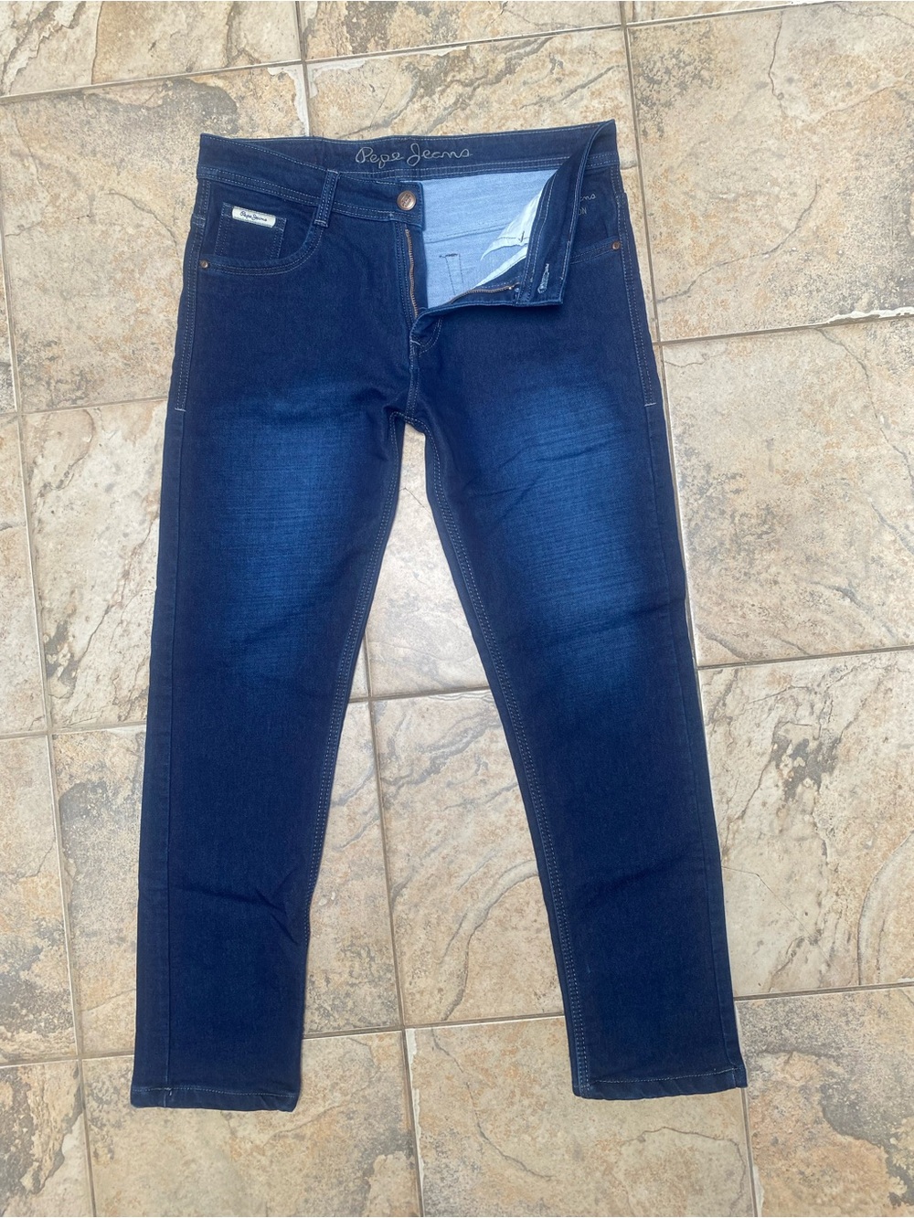 Pepe Jeans Men’s Dark Blue Slim Jeans Men’s Size 32